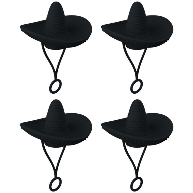 Cowboy Hat Shaped Straw Topper