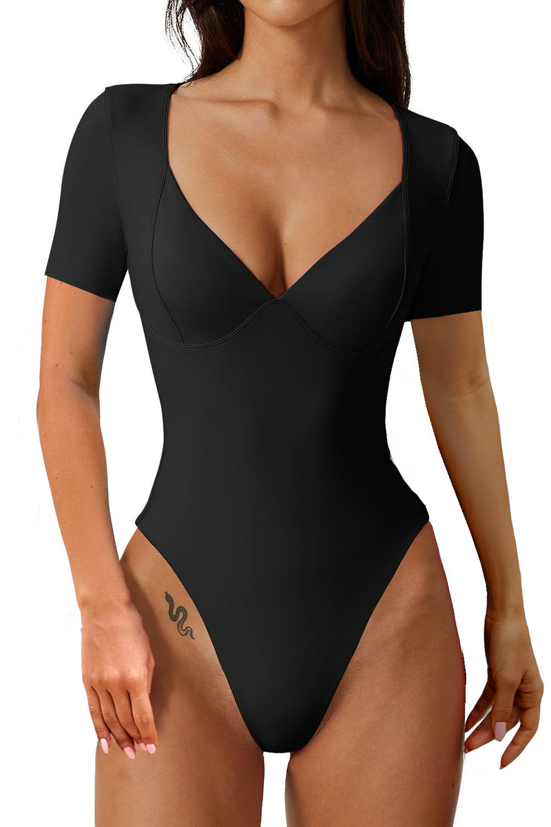 Women's short-sleeved bodysuit