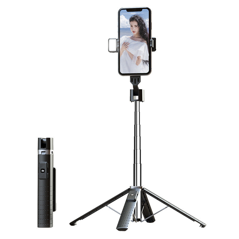 Compact Bluetooth Selfie Stick with Fill Light