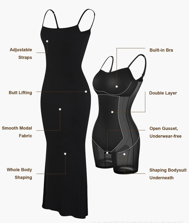 Robe Shapewear Femme Robe Jumpsuit Tummy