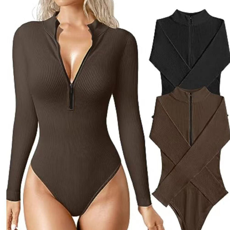 Long-sleeved slimming suit