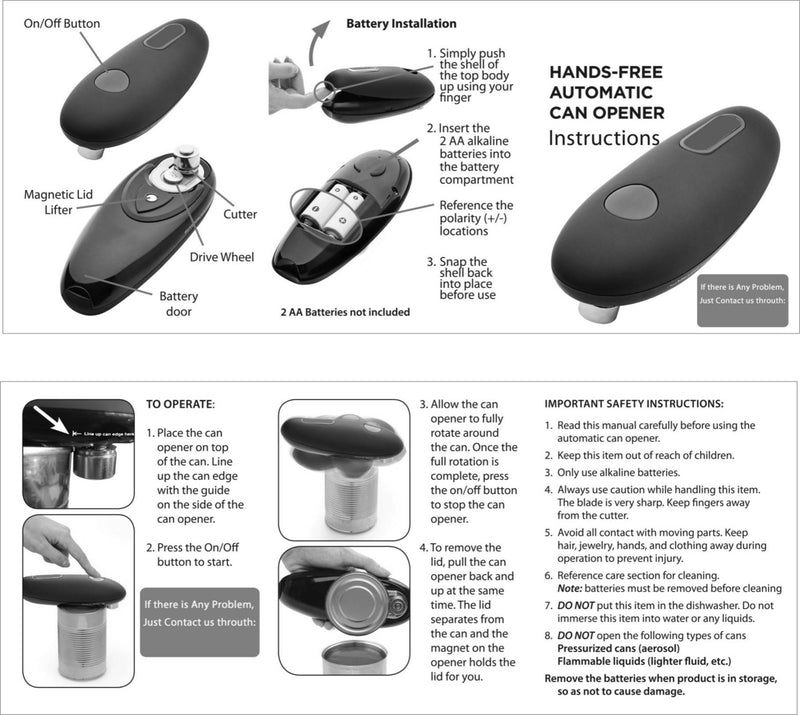 Can opener éa Electric machine Gadgets