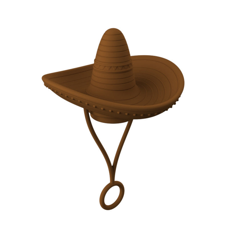 Cowboy Hat Shaped Straw Topper