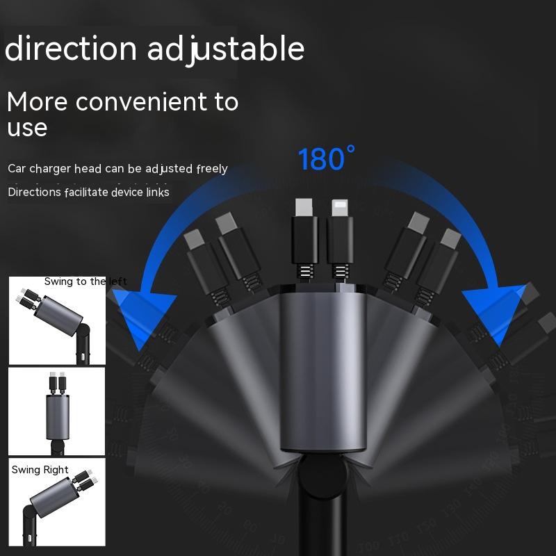 100W metal car charger